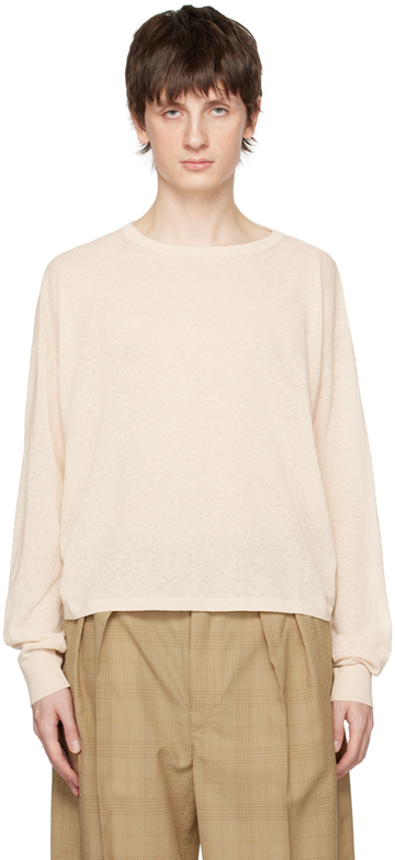lemaire off-white boxy sweater
