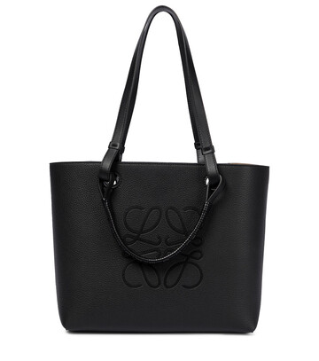Loewe Anagram Small leather tote in black