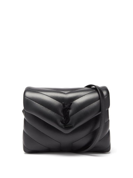 Saint Laurent - Loulou Toy Mini Padded-leather Shoulder Bag - Womens - Black