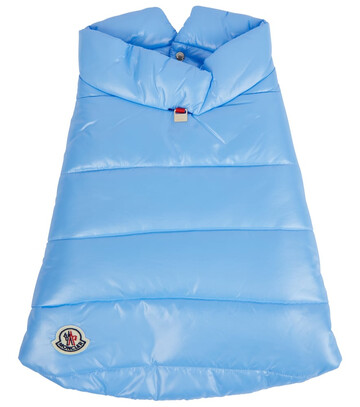 Moncler Genius x Poldo quilted dog vest in blue