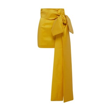 Bernadette Short Skirt Bernard Taffeta in yellow