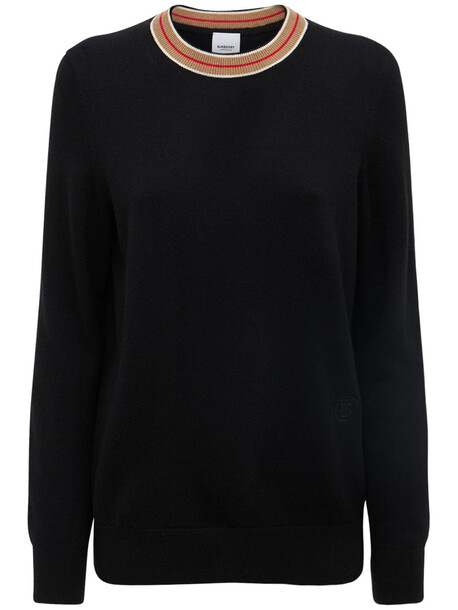 BURBERRY Tilda Cashmere Sweater in black