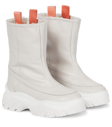 INUIKII Leather hiking boots in white