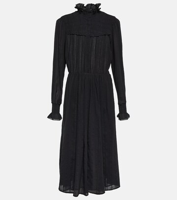 Marant Etoile Imany cotton-blend midi dress in black