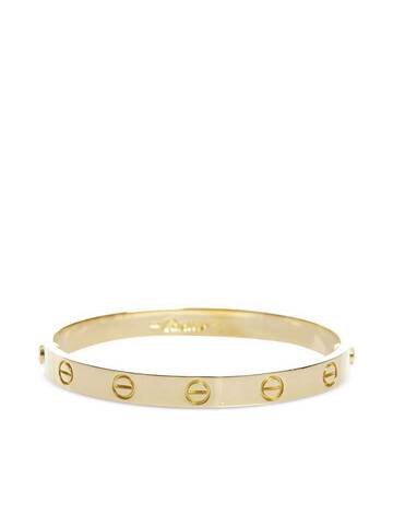 cartier pre-owned 18kt yellow gold love bracelet