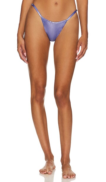 maaji flash reversible bikini bottom in lavender in purple