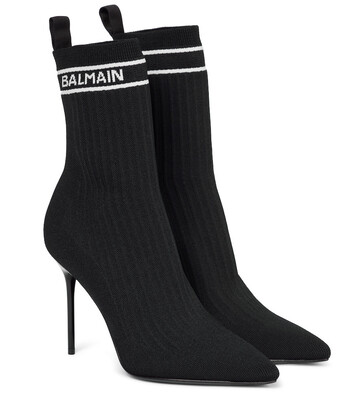 Balmain Skye sock boots in black