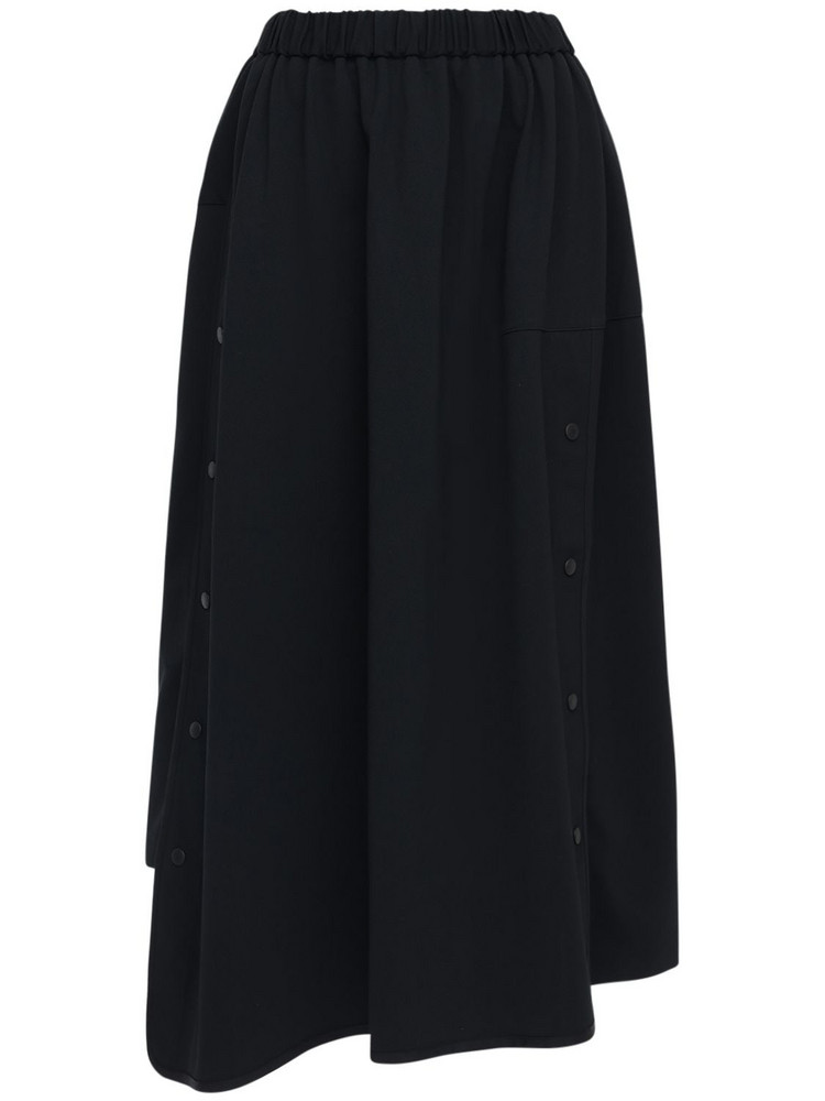 Y-3 Asymmetric Ch2 Tech Skirt in black