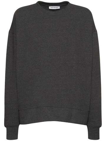 WEWOREWHAT Oversize Crewneck Sweatshirt in grey