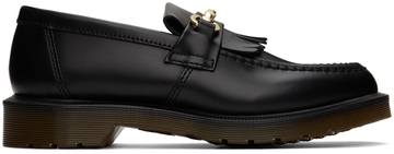 dr. martens black adrian snaffle loafers