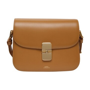 A.p.c. Small Grace Bag in camel