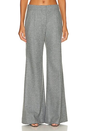 givenchy tailored flare pant in grey