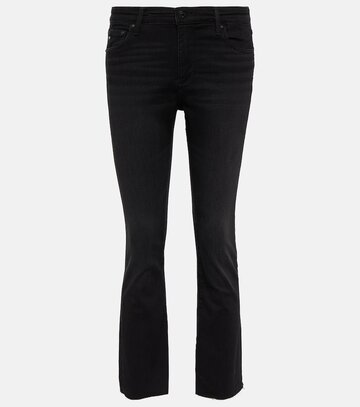 ag jeans jodi high-rise cropped jeans in black