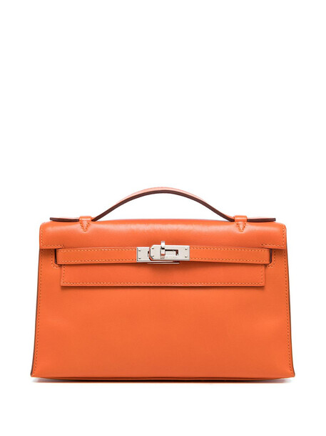 Hermès 2009 pre-owned Kelly Cut clutch - Orange