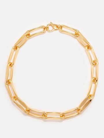 joolz by martha calvo - crosby 14kt gold-plated necklace - womens - yellow gold
