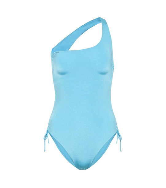 Melissa Odabash Exclusive to Mytheresa – Polynesia one-shouldered swimsuit in blue