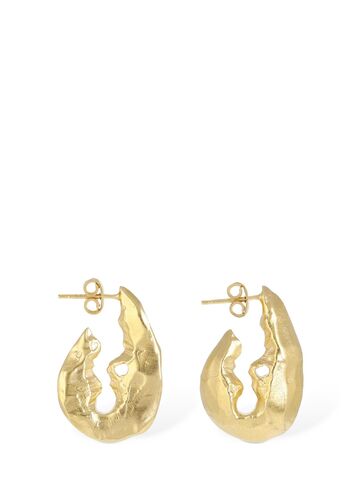 alighieri the gilded crustacean hoop earrings in gold