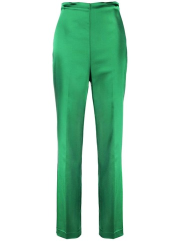 p.a.r.o.s.h. p.a.r.o.s.h. high-waist trousers - green