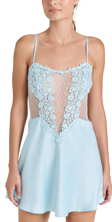 Flora Nikrooz Showstopper Chemise in blue