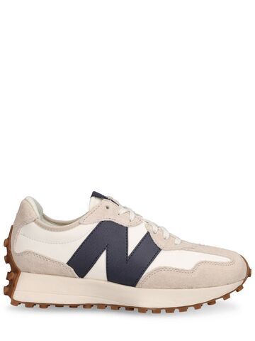 new balance 327 sneakers in blue / white