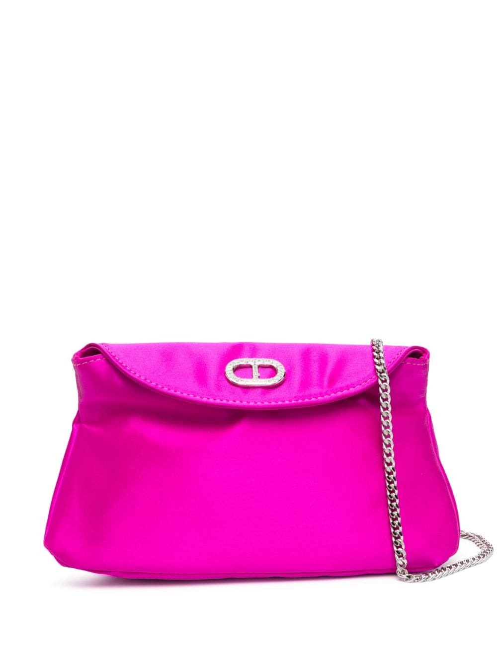 Dee Ocleppo New York silk-satin clutch bag - Pink