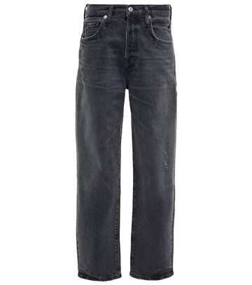 Citizens of Humanity Dylan high-rise straight jeans in black