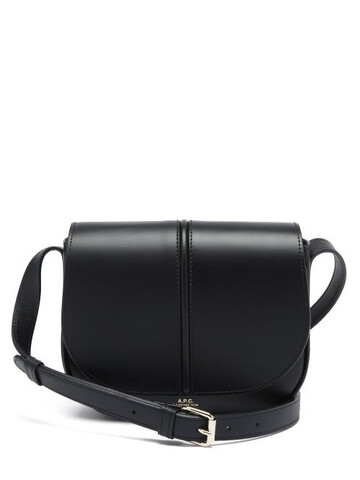 a.p.c. a.p.c. - betty smooth-leather cross-body bag - womens - black