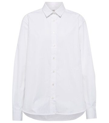 TotÃªme Cotton poplin shirt in white