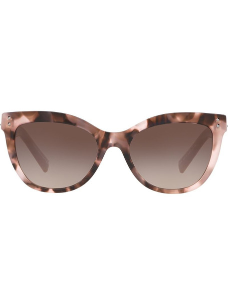 Valentino Eyewear cat eye stud sunglasses in pink