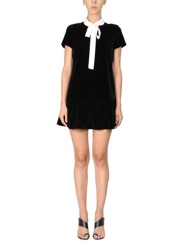 RED Valentino Dress With Bow in nero
