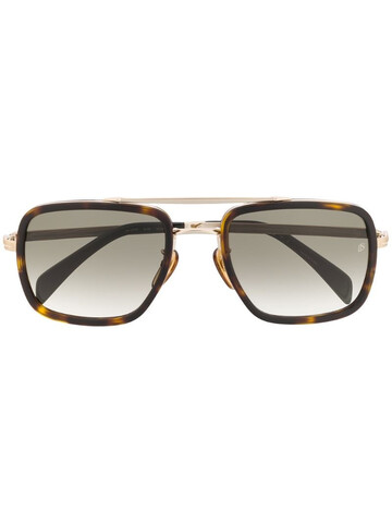 Eyewear by David Beckham square-frame sunglasses in brown