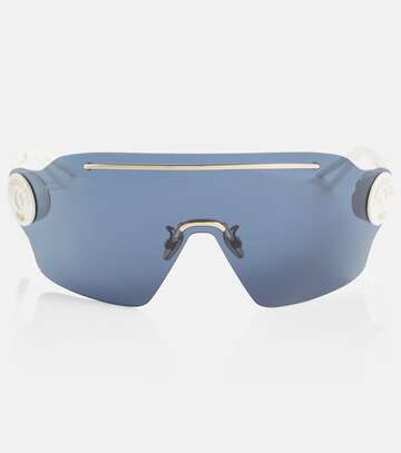dior eyewear diorpacific m1u shield sunglasses in blue
