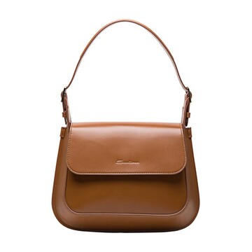 santoni shoulder bag in brown