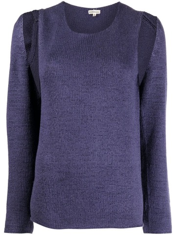 hermès 1990-2000s pre-owned two-piece knit top - purple