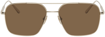 chimi gold aviator sunglasses