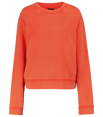 RtA Emilia cotton jersey sweatshirt in orange