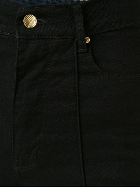 Amapô high waist flared jeans in black