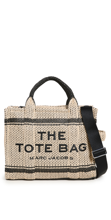 Marc Jacobs The Small Straw Traveler Tote in natural