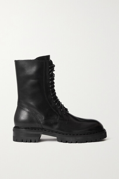 Ann Demeulemeester - Alec Leather Ankle Boots - Black