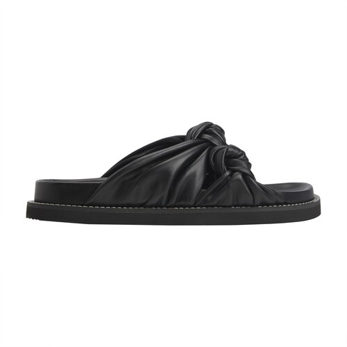 Joseph Big knot sandals in black