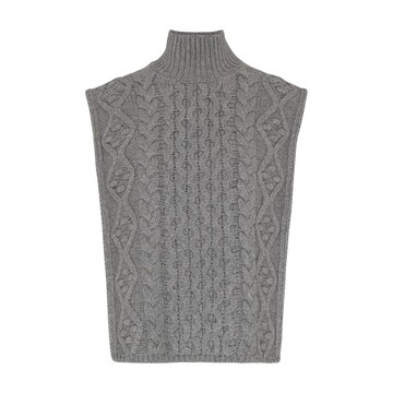 loulou studio sleeveless v-neck sweater liia in wool