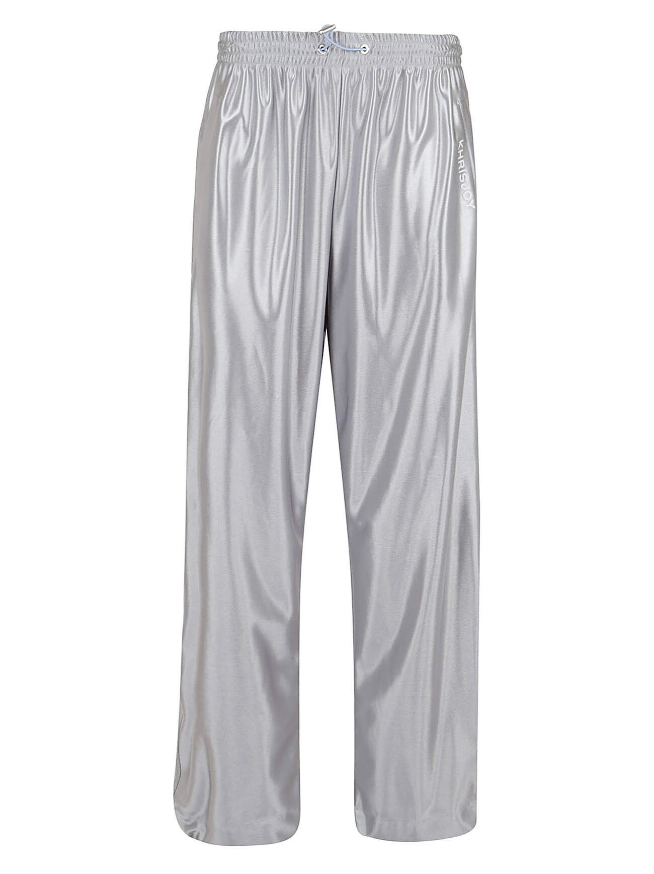 Khrisjoy Tracksuit Pant Satin in silver
