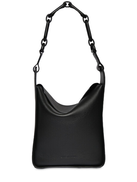 BALENCIAGA 2.0 Tool Leather Shoulder Bag in black