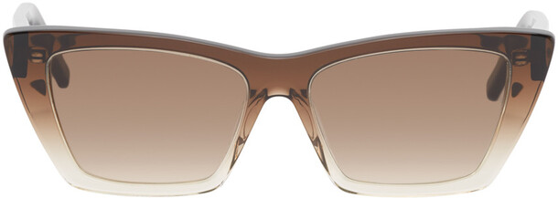 Saint Laurent Brown SL 276 Mica Sunglasses