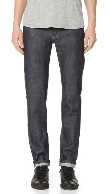 a.p.c. a. p.c. petit standard indigo stretch jeans indigo 30