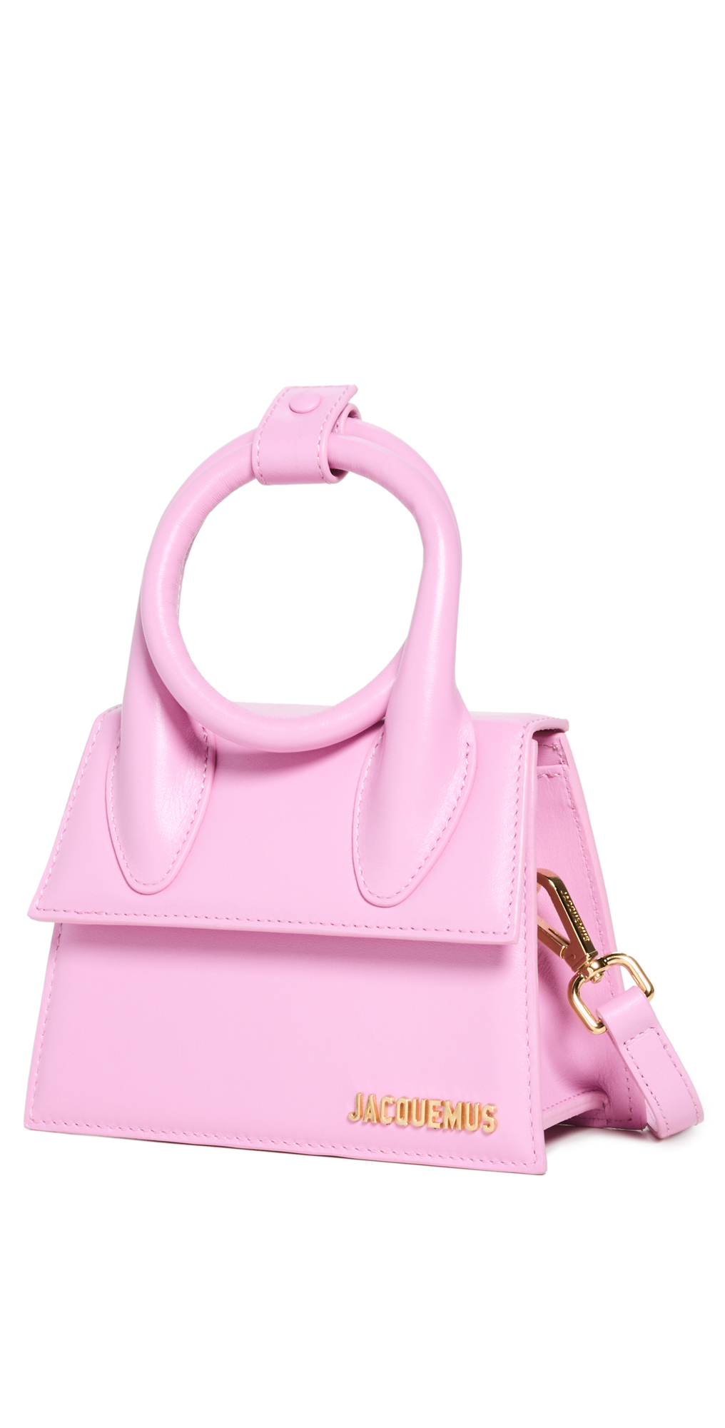 Jacquemus Le Chiquito Noeud Satchel in pink