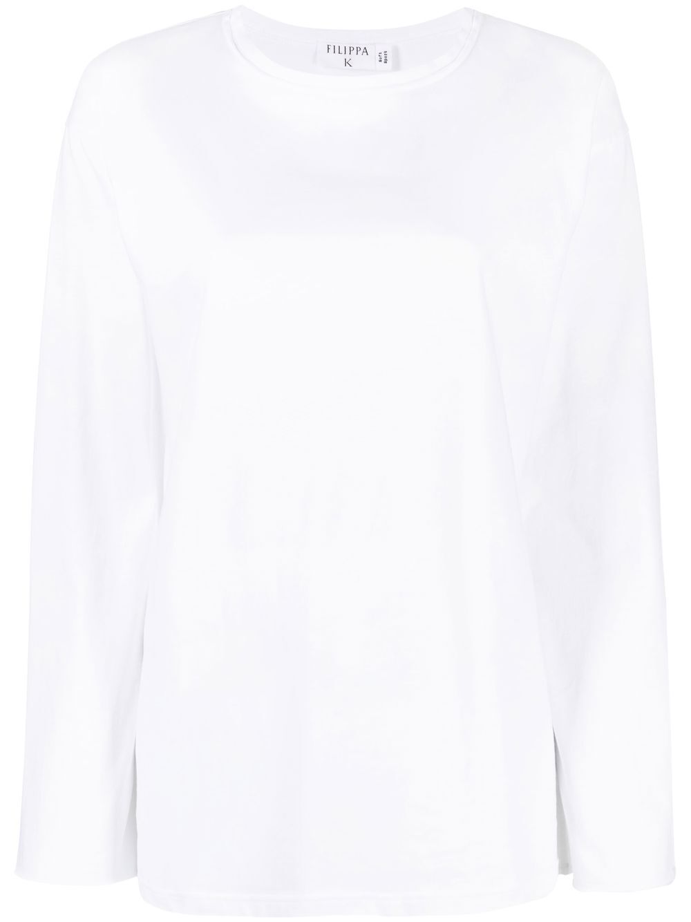 Filippa K Soft Sport long-sleeve round-neck T-shirt - White