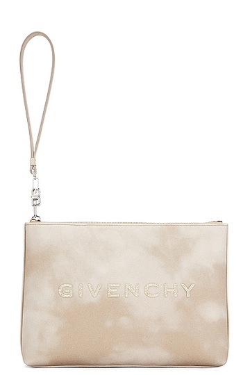 givenchy travel pouch in blue in gold