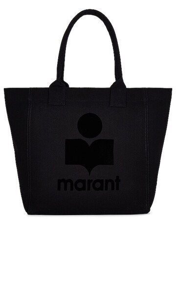 isabel marant small yenky tote in black