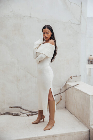 Cult Gaia Mariel Knit Dress - Off White (EXCLUSIVE)
           
         
          
           
           
          
            
             $658.00